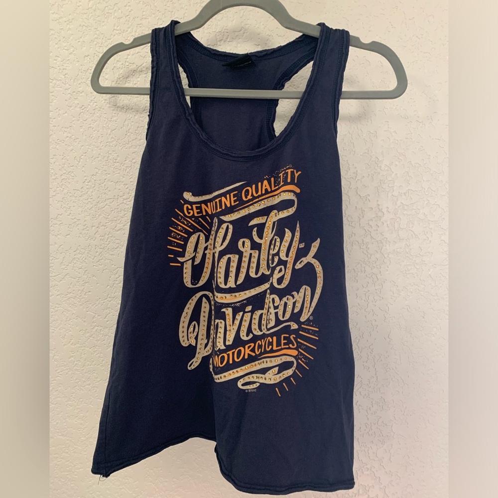 Harley Davidson Black Racerback Tank